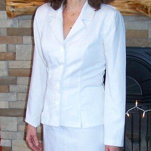 MY MICHELLE  SEXY WHITE SKIRT SUIT  7/8